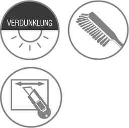 GARDINIA Uni-Rollo Verdunkelung | Grau