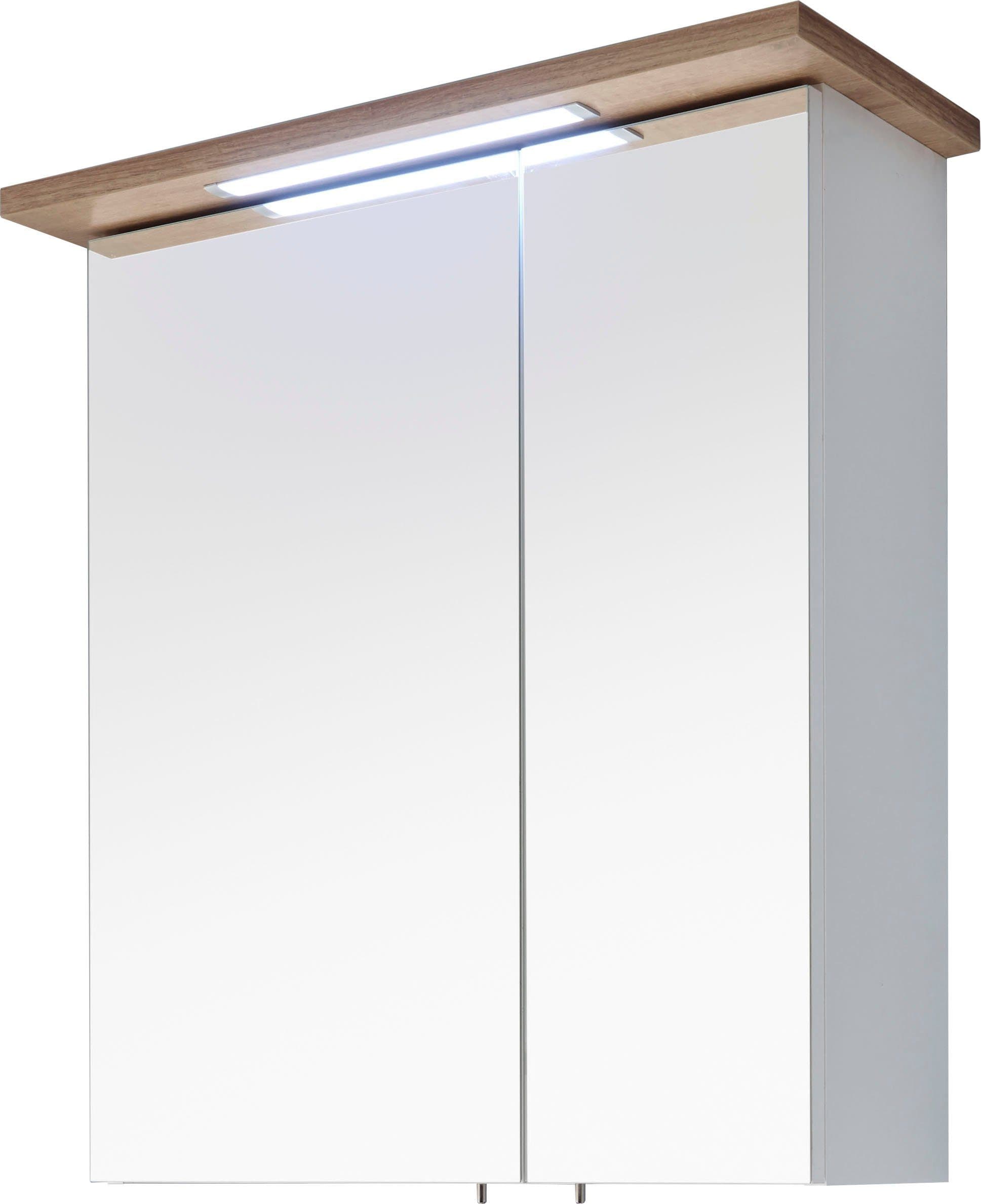 Saphir Quickset 923 Spiegelschrank | Weiß