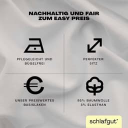 Schlafgut Spannbettlaken EASY JERSEY | Beige