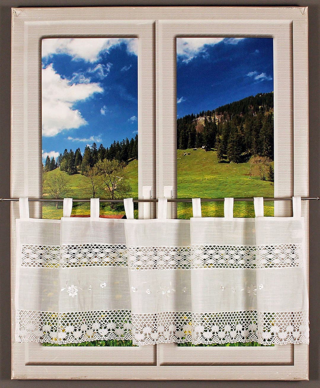 HOSSNER - ART OF HOME DECO Querbehang Drachensee | Beige