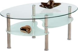Stolkom Sp.z.o.o. Couchtisch Wave Glastisch | Transparent