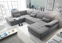 ED EXCITING DESIGN Wohnlandschaft Wayne | Grau