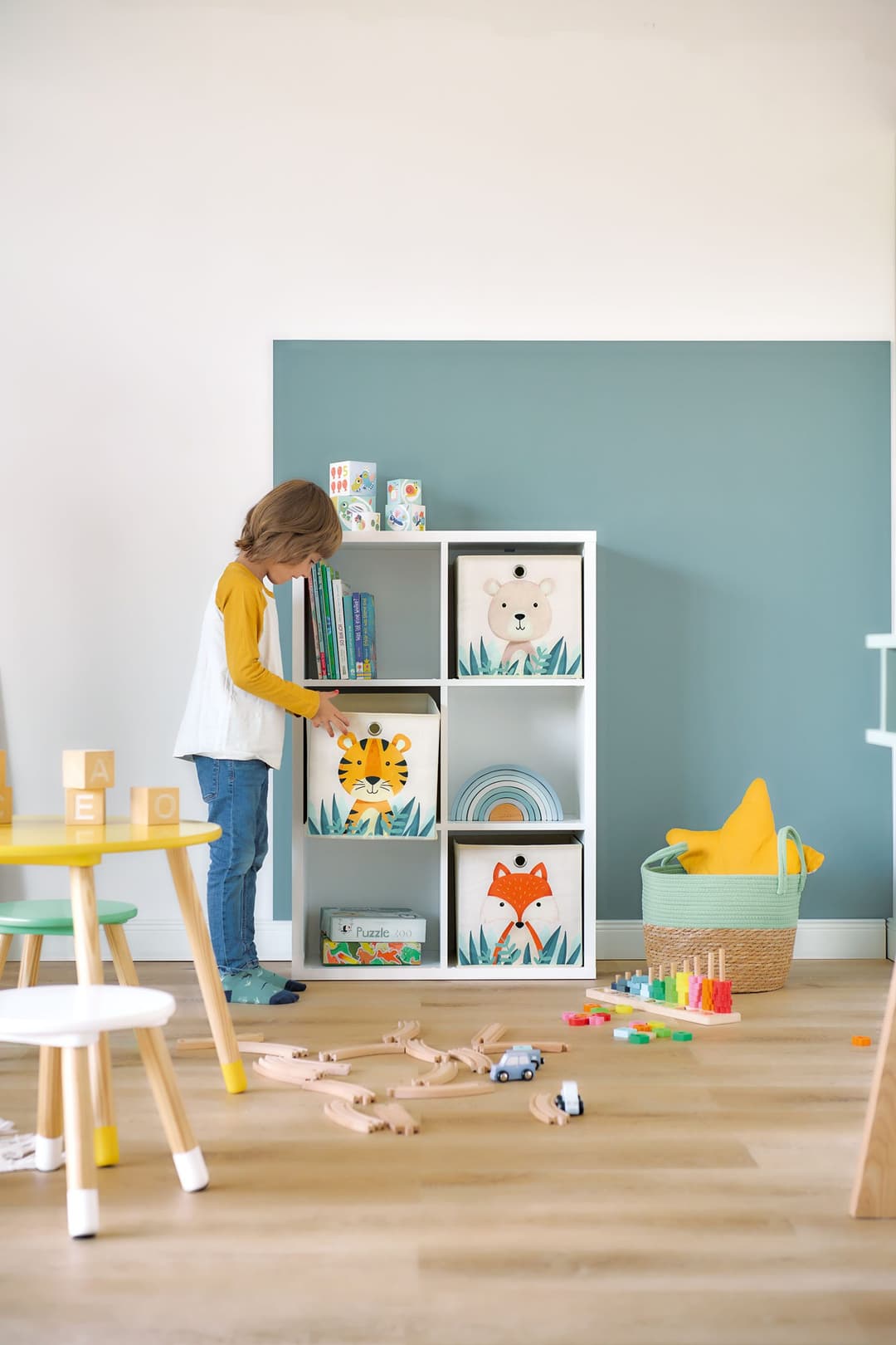 Zeller Present Aufbewahrungsbox Animals | Beige