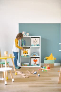 Zeller Present Aufbewahrungsbox Animals | Beige