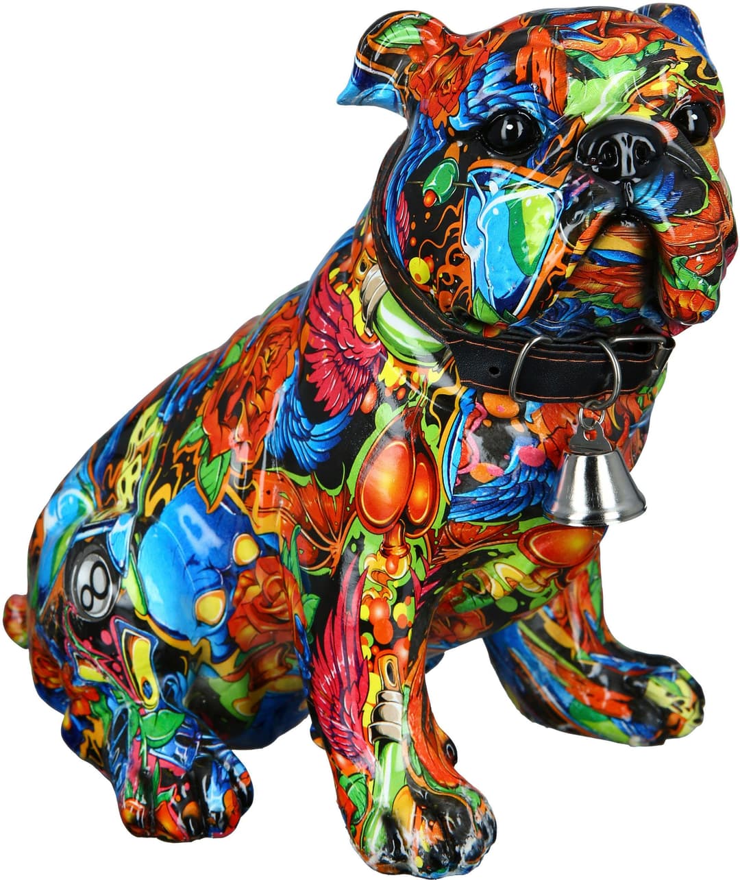 Casablanca by Gilde Tierfigur Mops Urban Graffiti | Mehrfarbig