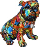 Casablanca by Gilde Tierfigur Mops Urban Graffiti | Mehrfarbig 5