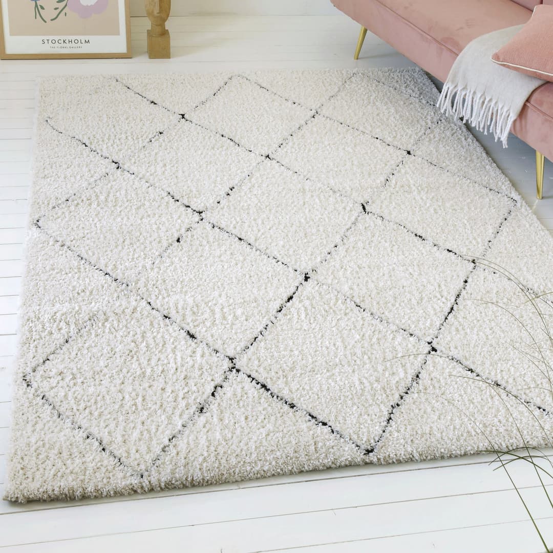 OTTO home Hochflor-Teppich Aveline | Beige