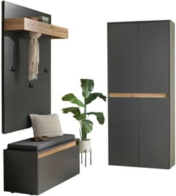 Home affaire Garderoben-Set City/Giron | Grau