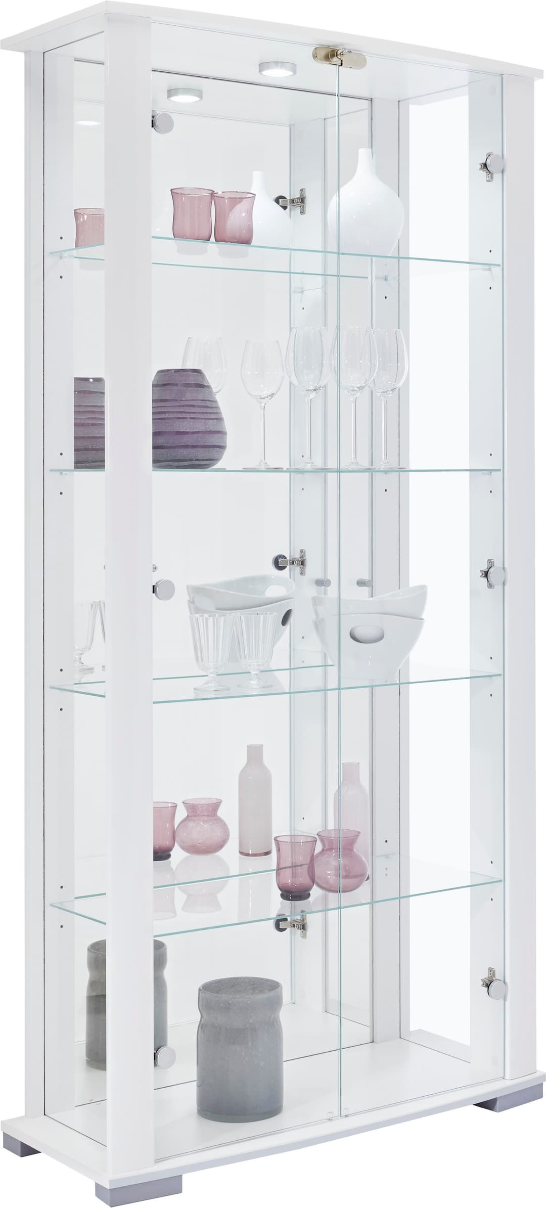 fif möbel Vitrine STELLA | Weiß