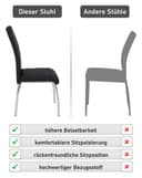 Hela Stuhl Susi | Schwarz 3