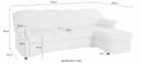DOMO collection Ecksofa Flores Schlafsofa | Mehrfarbig 5