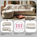 DOMO collection Ecksofa Flores Schlafsofa | Grau 3