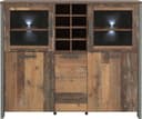FORTE Highboard Clif | Holztöne 5