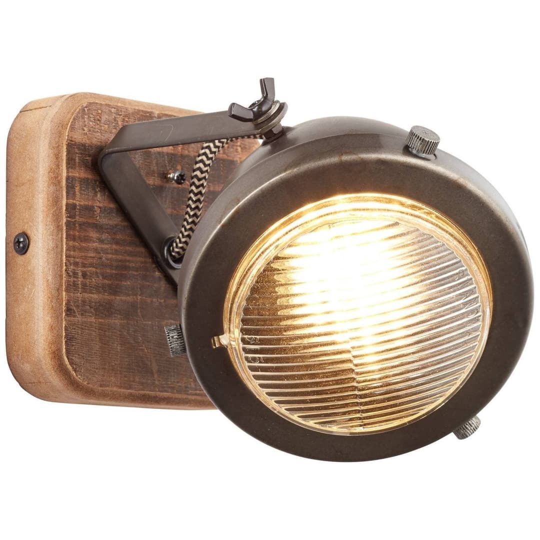 Brilliant Wandstrahler Carmen Wood | Braun