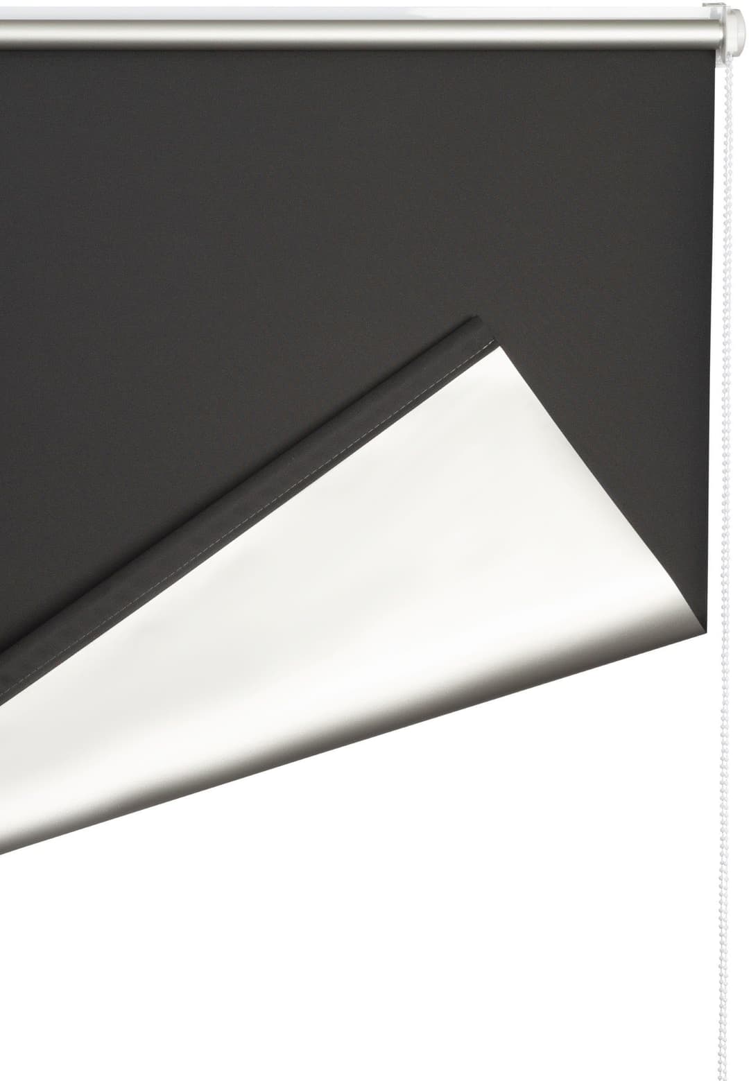 K-HOME Seitenzugrollo Thermo Klemmfix-Rollo | Schwarz