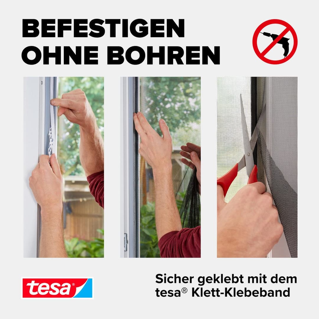 tesa Insect Stop Standard Fliegengitter | Weiß