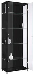 fif möbel Vitrine OPTIMA | Schwarz 2
