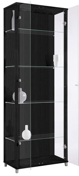 fif möbel Vitrine OPTIMA | Schwarz