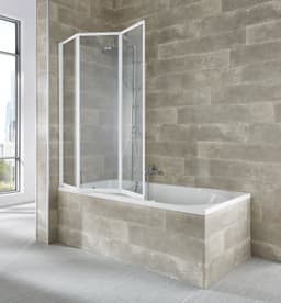 welltime Badewannenaufsatz Nassau | Weiß