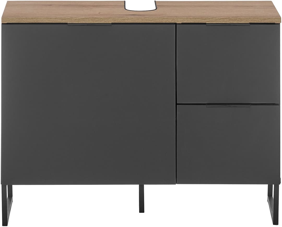 BASIC by Balculina Waschbeckenunterschrank Denver | Schwarz