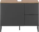 BASIC by Balculina Waschbeckenunterschrank Denver | Schwarz 3