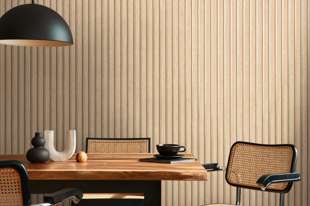 A.S. Création Vliestapete Holzpaneele | Beige