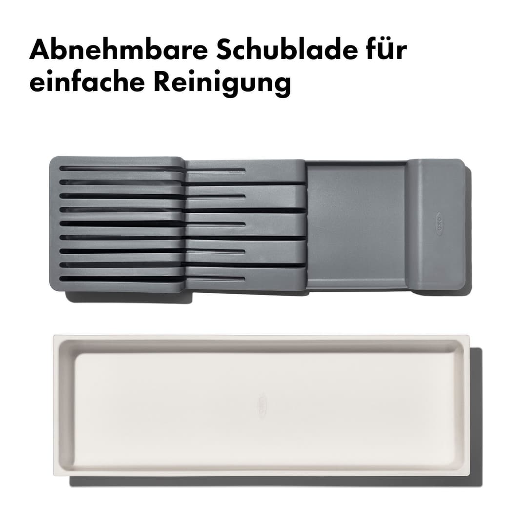 OXO Good Grips Kompakter Messerschubladen Organizer | Mehrfarbig
