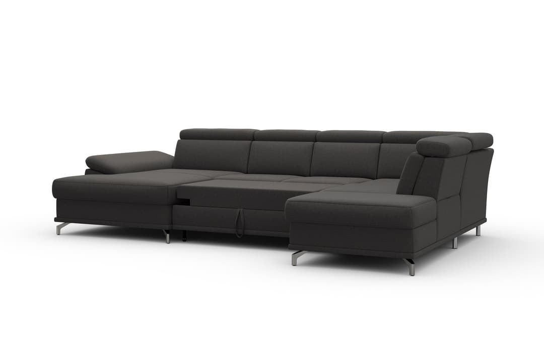 sit&more Wohnlandschaft Cabrio U-Form | Braun