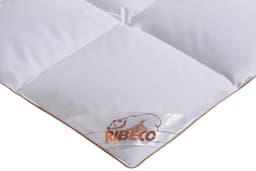 RIBECO Daunenbettdecke Ella | Weiß