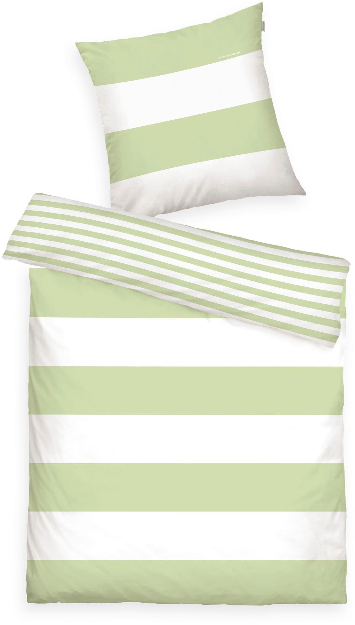 TOM TAILOR HOME Wendebettwäsche SIENA | Grün