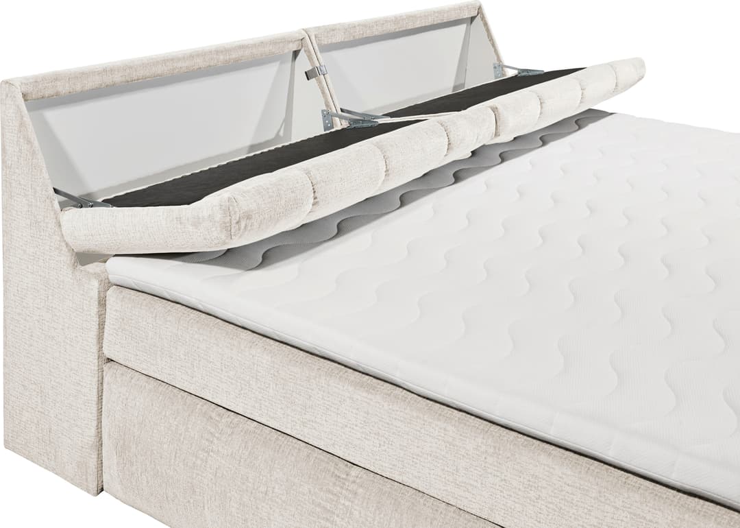 ED EXCITING DESIGN Boxspringbett Elkford | Beige