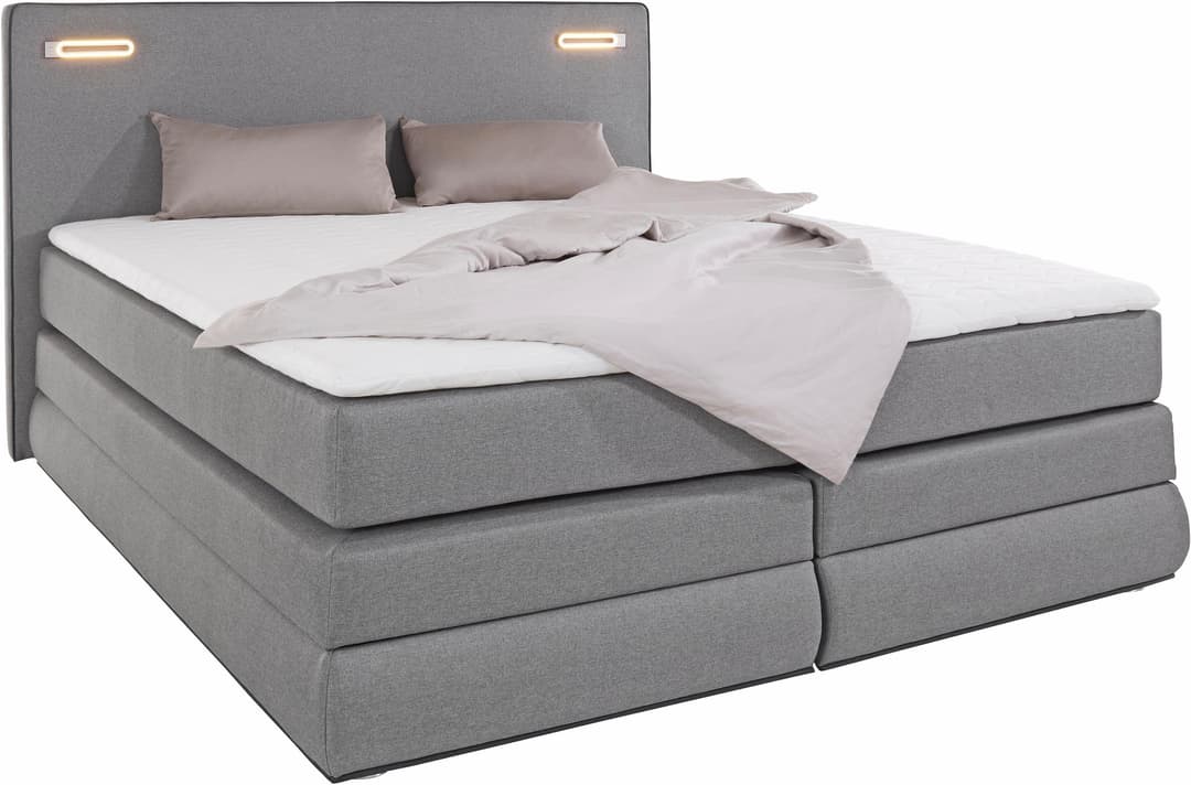 COLLECTION AB Boxspringbett Ninoni | Grau