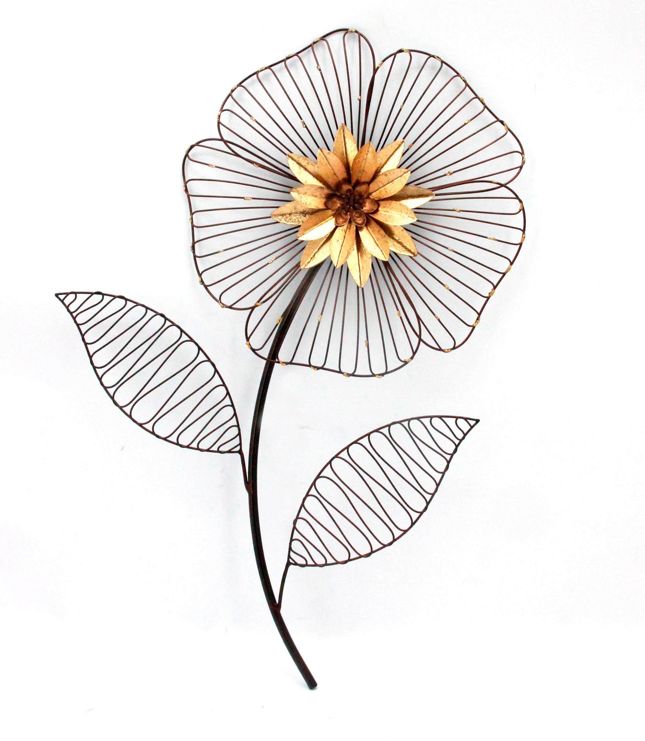 HOFMANN LIVING AND MORE Wanddeko Blume | Schwarz