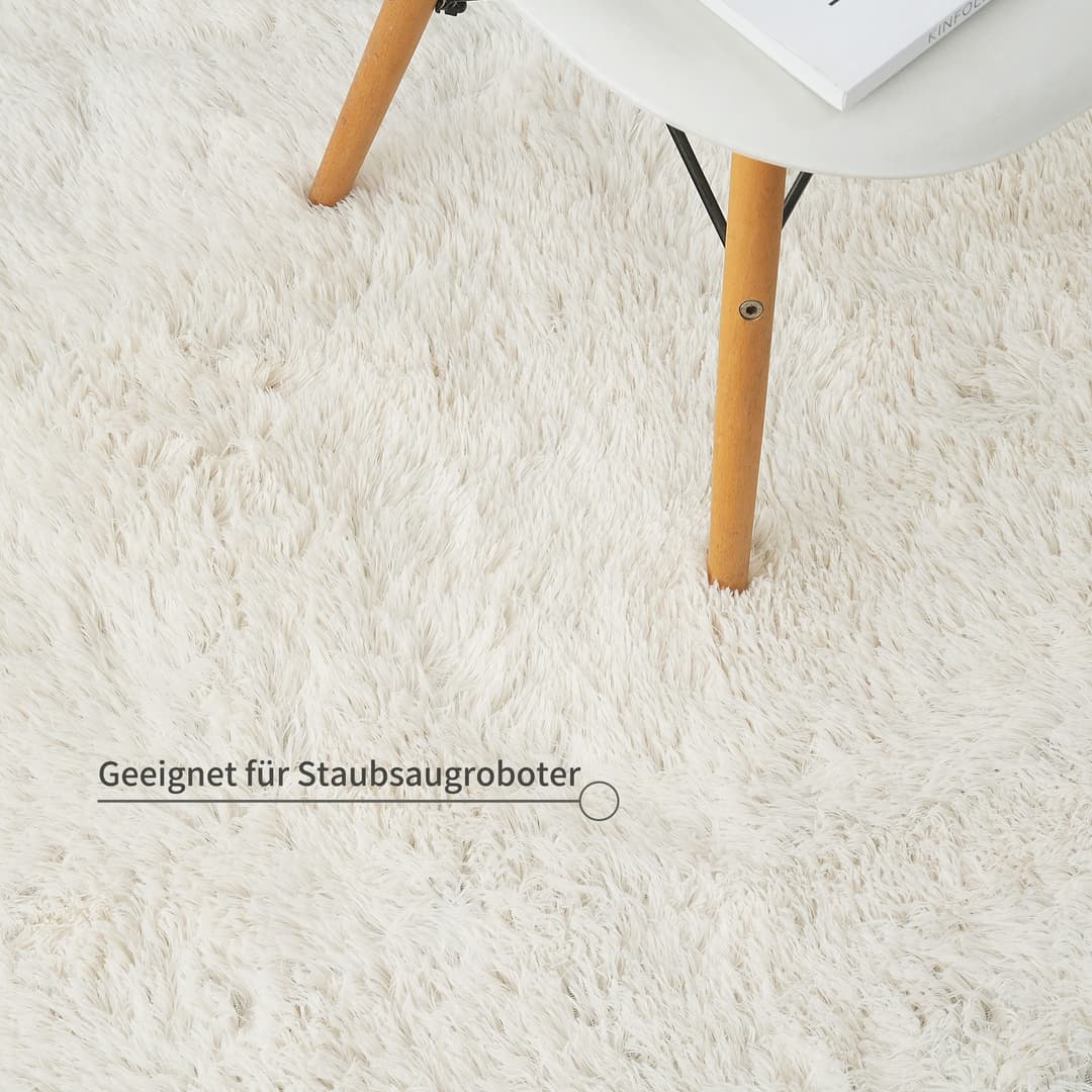 OTTO home Hochflor-Teppich Leava | Beige