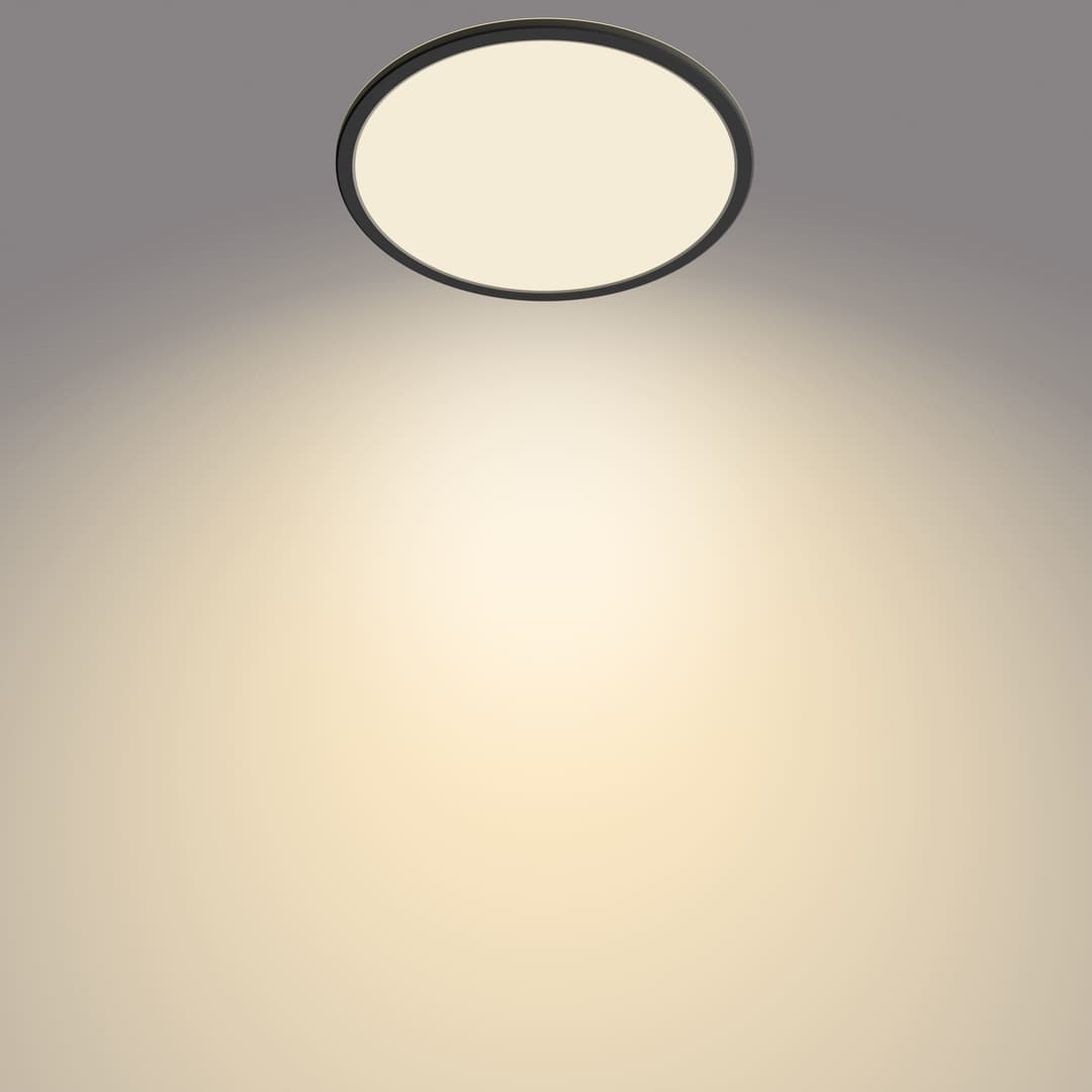 Philips LED Deckenleuchte Superslim CL550 | Schwarz