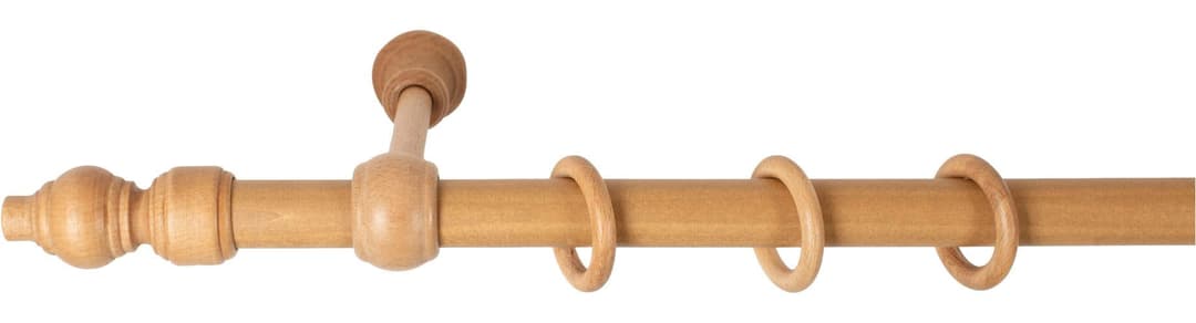SN DECO GROUP Gardinenstange Filigrano | Holztöne