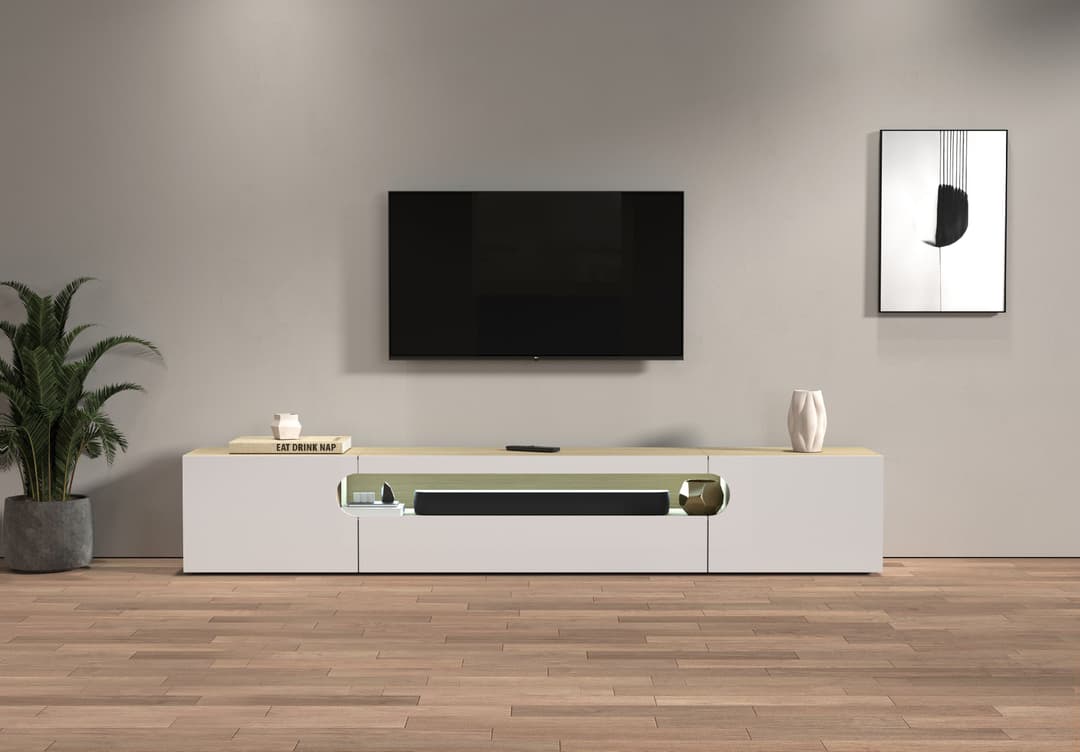Home affaire Lowboard REAL TV-Möbel | Weiß