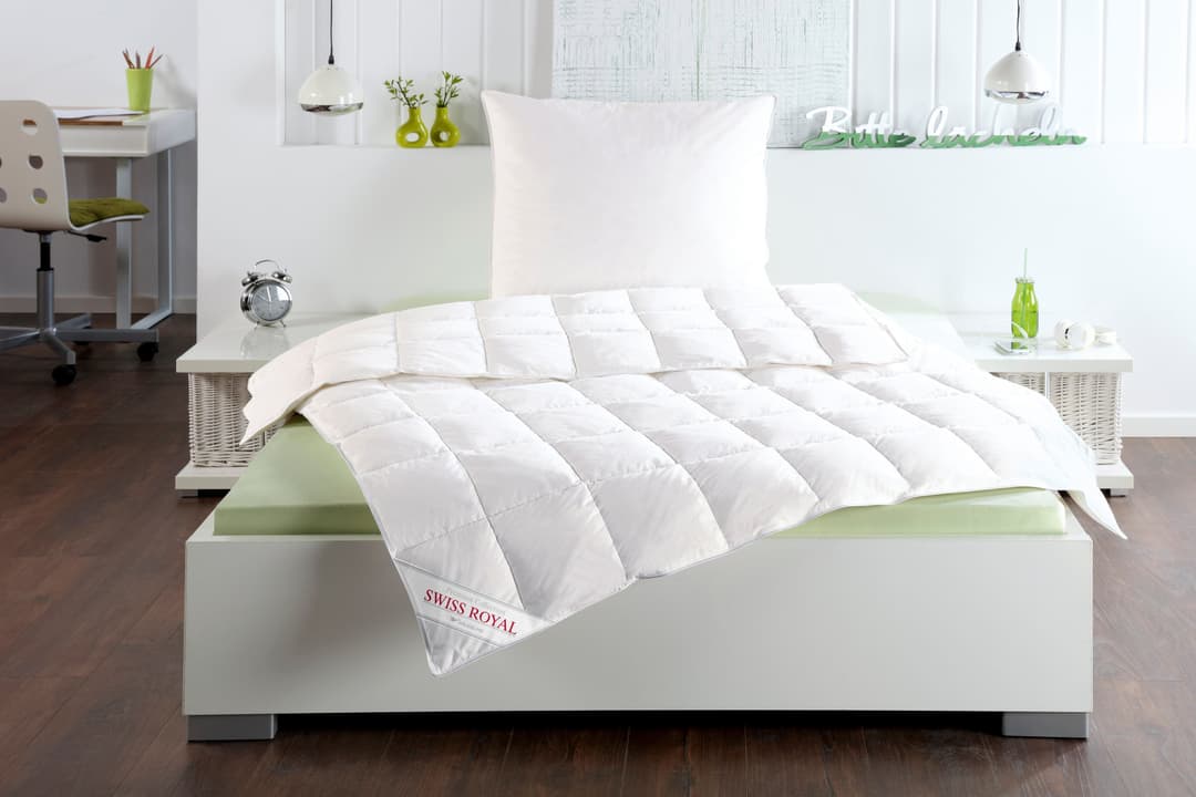 Haeussling Daunenbettdecke Swiss Royal | Weiß