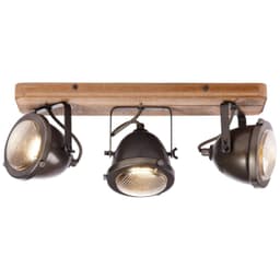 Brilliant Deckenstrahler Carmen Wood | Braun