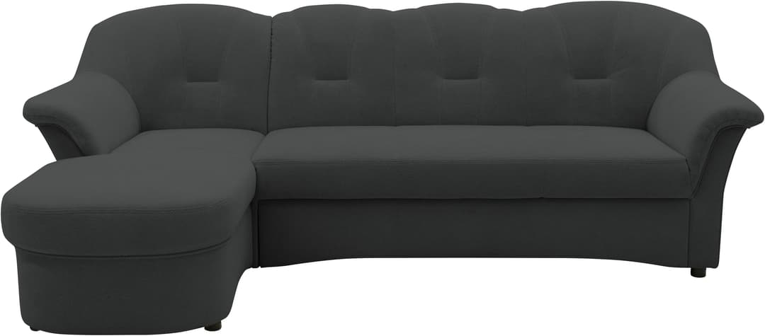 DOMO collection Ecksofa Flores Schlafsofa | Grau