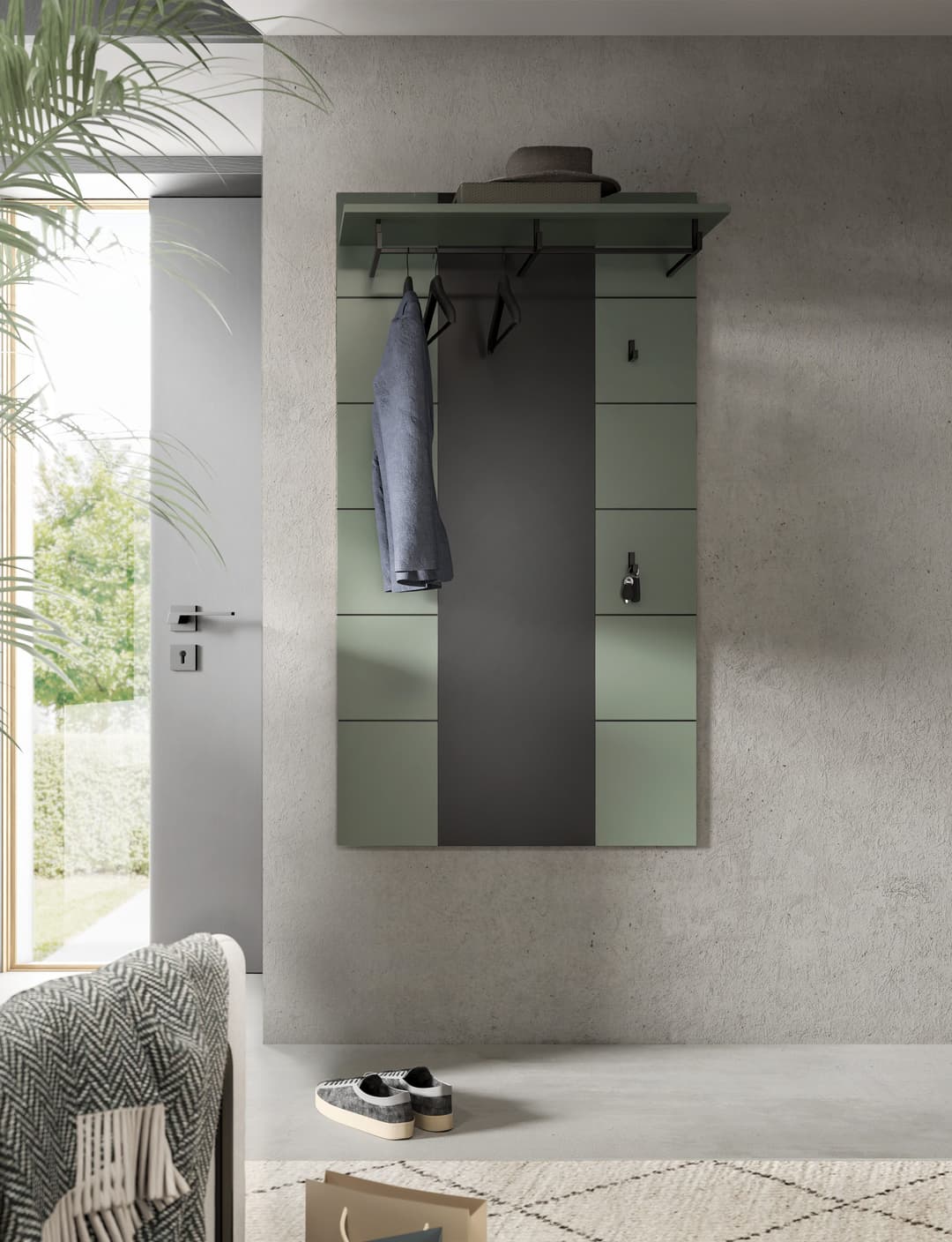 Home affaire Garderobenpaneel REHAT | Grau