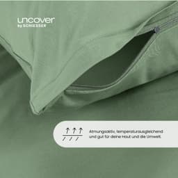 uncover by SCHIESSER Bettwäsche Soho | Grün
