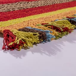 Paco Home Teppich Kilim 213 | Terrakotta