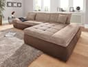 DOMO collection Ecksofa PB Moric | Braun 2