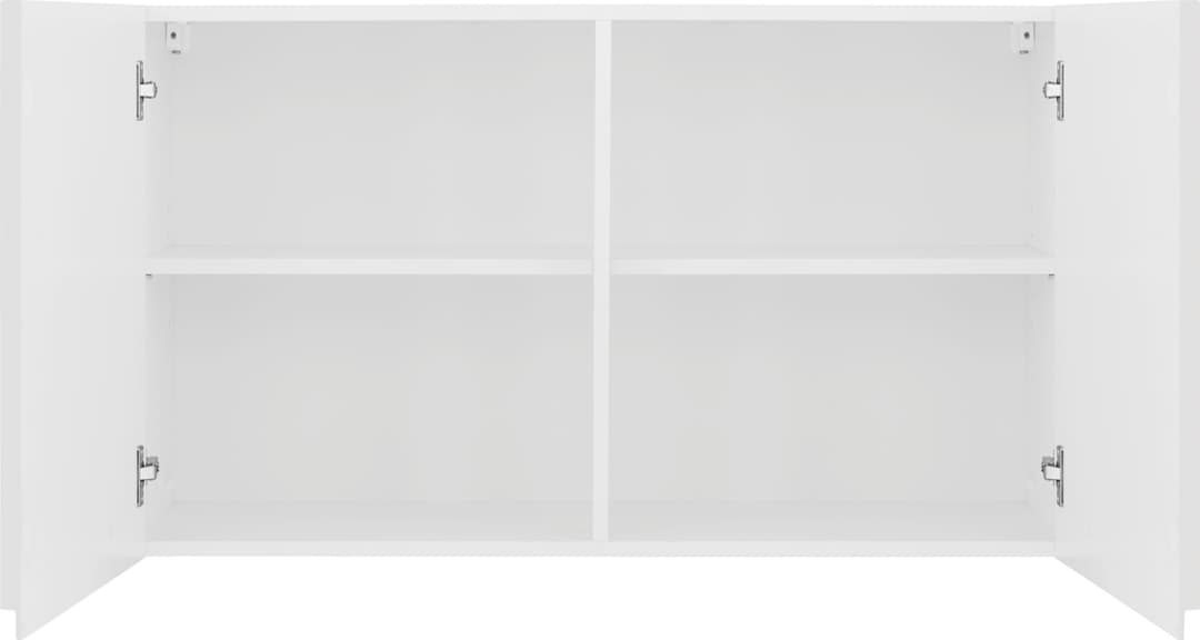 KOCHSTATION Hängeschrank KS-Virginia 100 cm breit, mit 2 Türen | Weiß