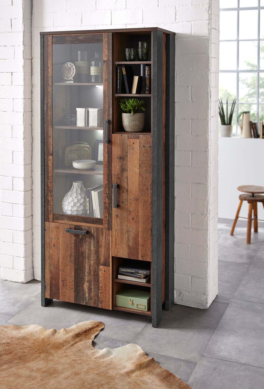 FORTE Highboard Clif | Braun