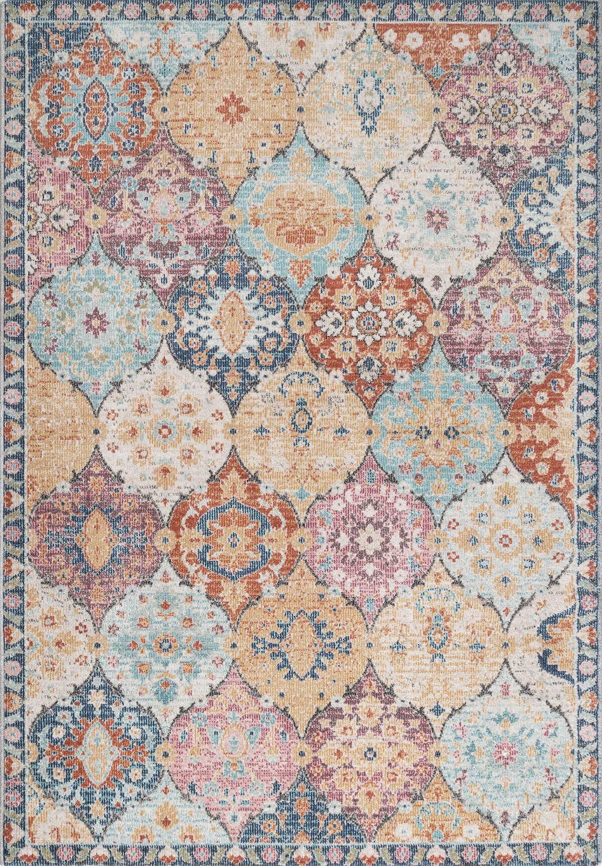 the carpet Teppich Palma | Mehrfarbig