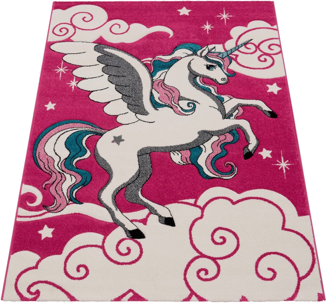 Paco Home Kinderteppich Diamond 640 | Pink