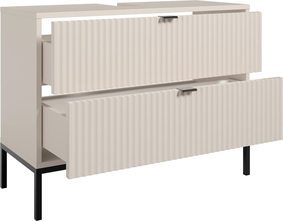 BASIC by Balculina Waschbeckenunterschrank Lucera | Beige