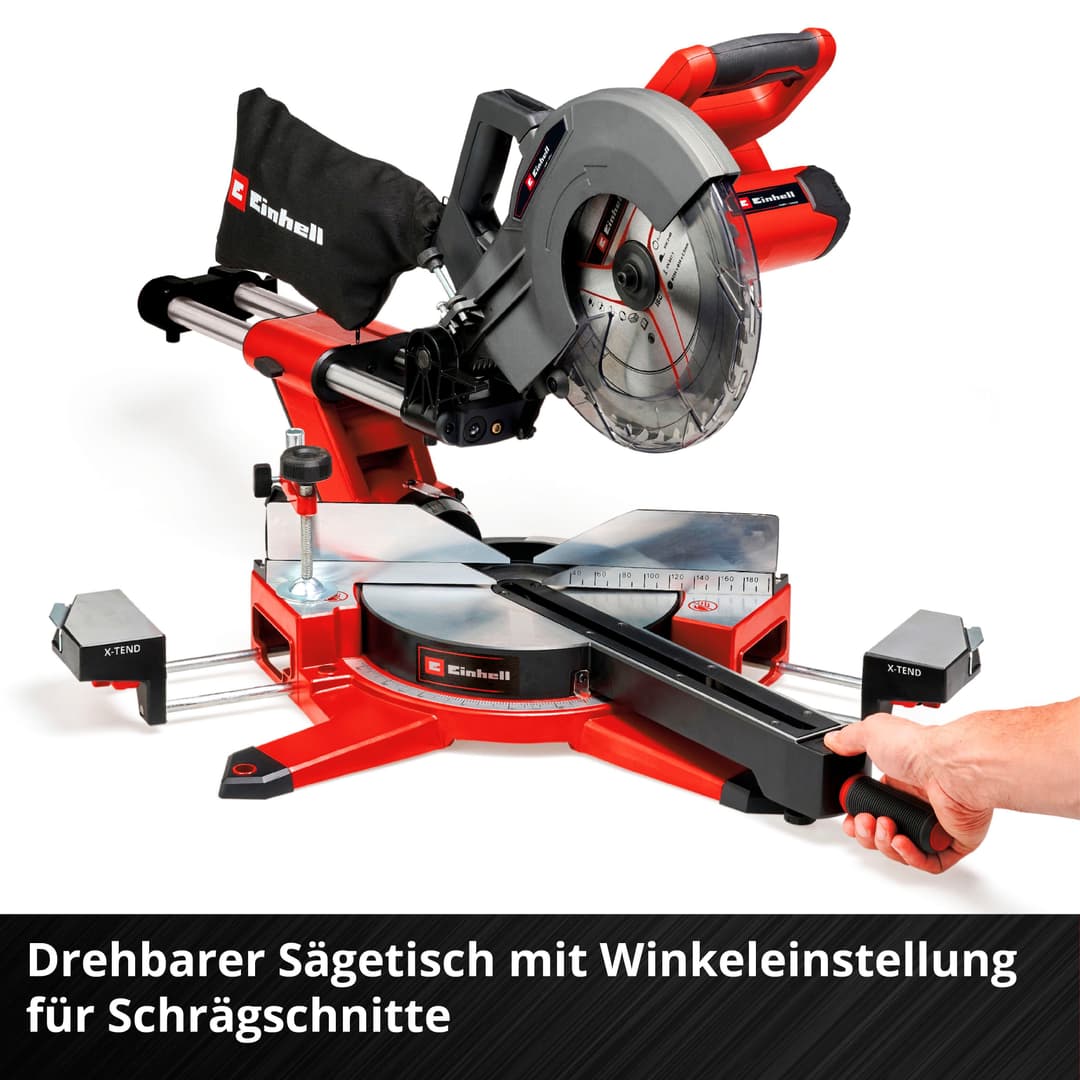 Einhell Kapp- und Gehrungssäge TE-SM 36/10 L Li-Solo | Rot